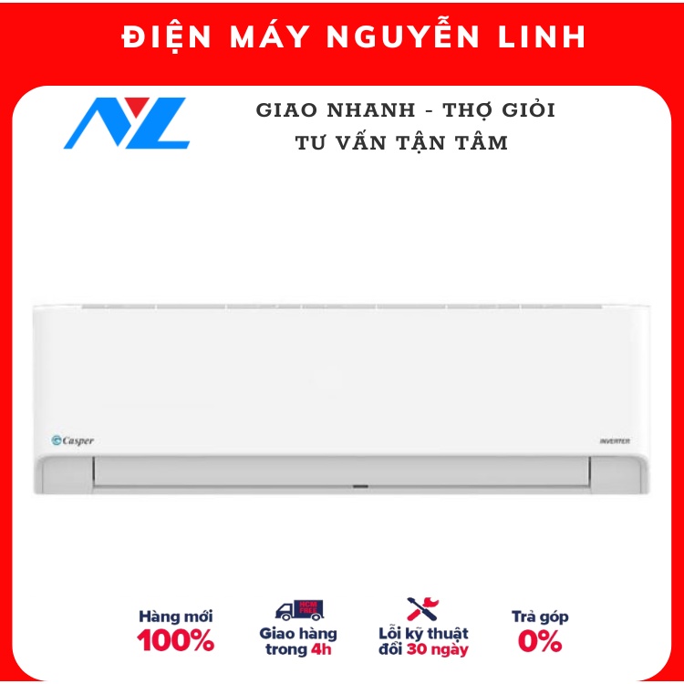 HC-12IA33 - FREESHIP - MÁY LẠNH CASPER 1.5HP INVERTER HC-12IA33
