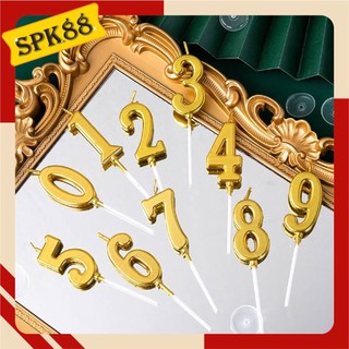Nến số sinh nhật hàng cao cấp - Trang trí tiệc sinh nhật nến số từ 0-9