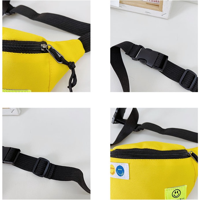 Túi đeo chéo hình icon mặt cười cho bé