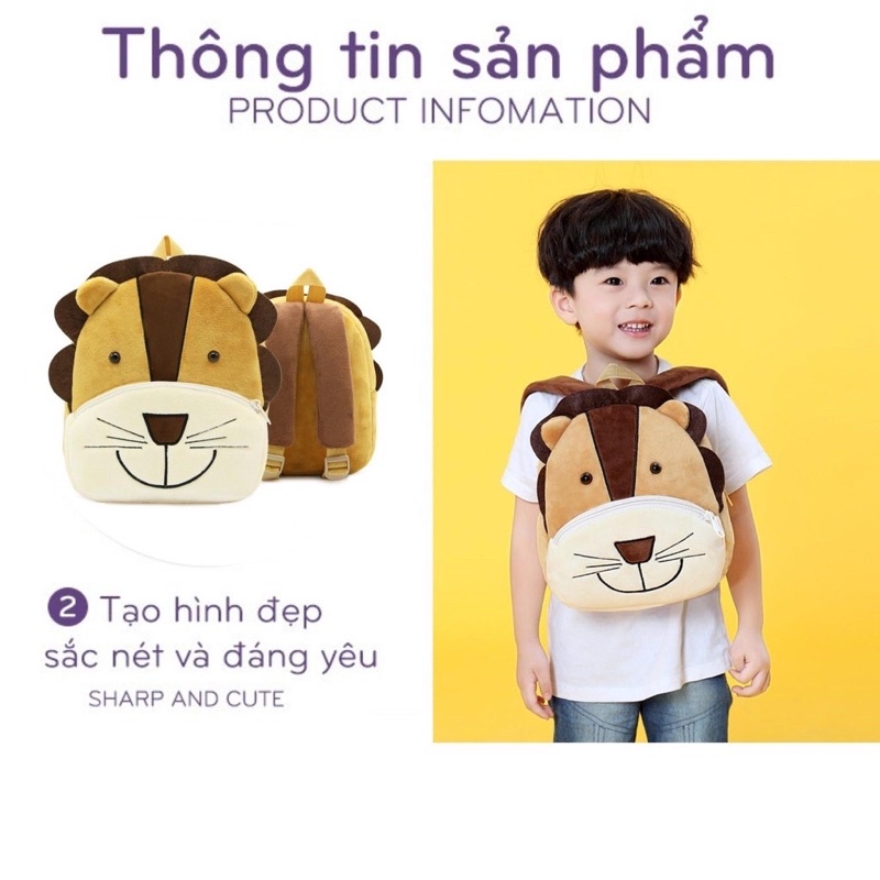 Balo Kakoo cho bé đi mầm non 0-5t