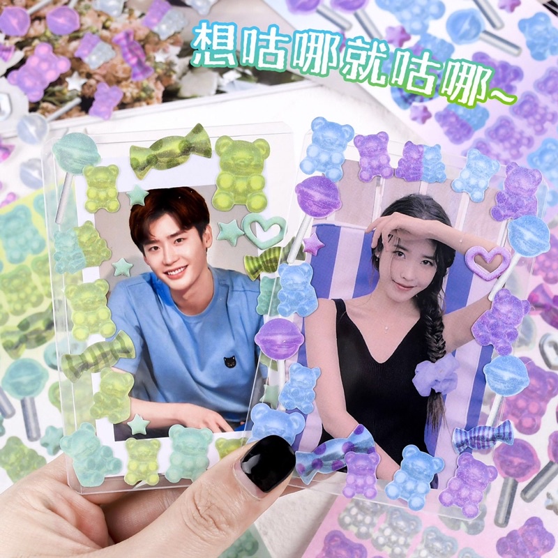 Sticker halloween + cute series_hình dán trang trí top, card