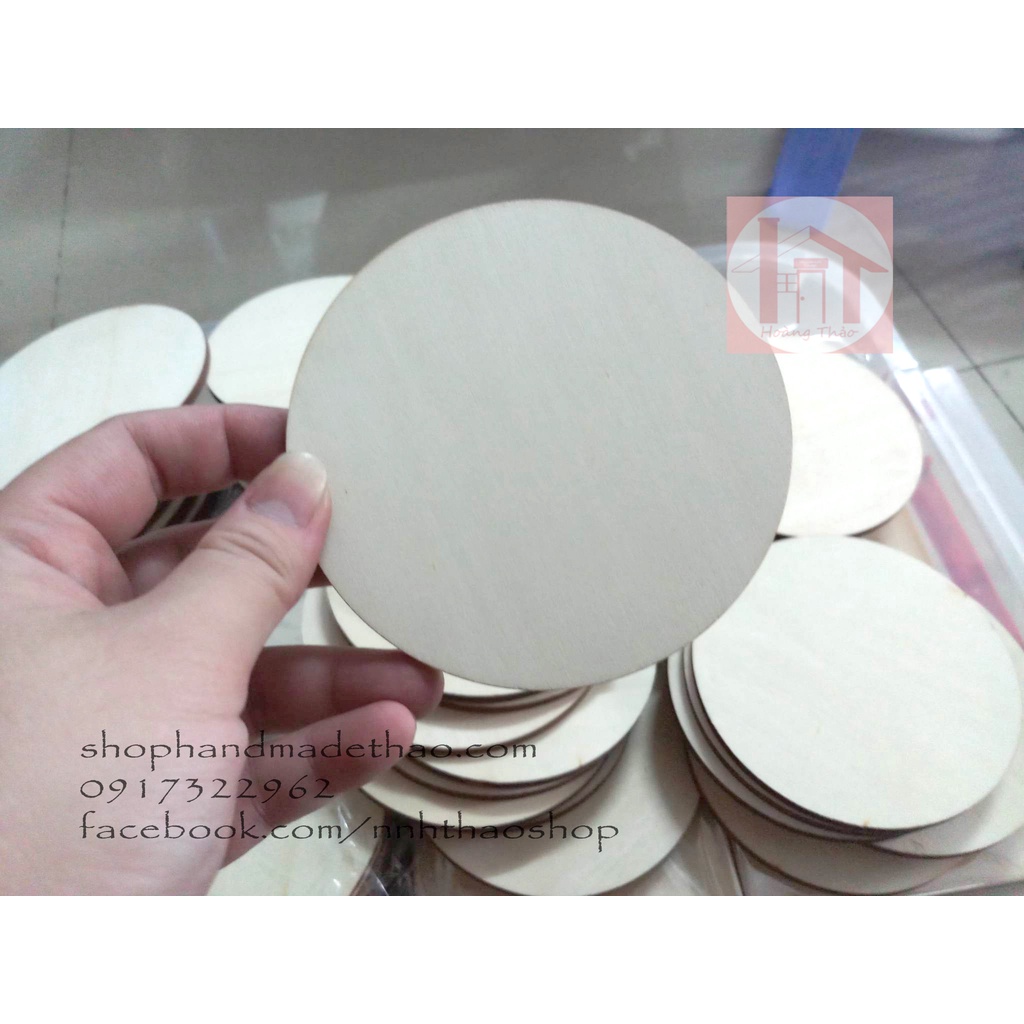 Gỗ tròn miếng dày 2ly