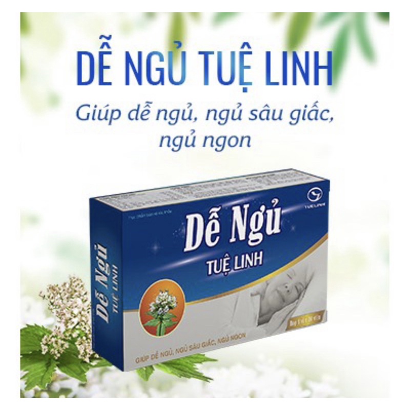 Dễ Ngủ Tuệ Linh_ mang lại giấc ngủ tự nhiên, giúp cơ thể thoải mái sau khi ngủ dậy, ko phụ thuộc vào t.h.u.ố.c