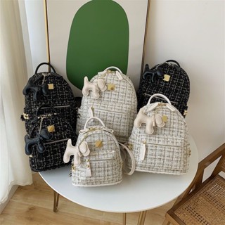 BALO MINI KẺ CARO ĐEN TRẮNG THỜI TRANG NỮ BALO ĐEO CHÉO VINTAGE CÁ TÍNH BLN451228