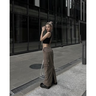 LONG CARGO SKIRT - TIDYCHIC
