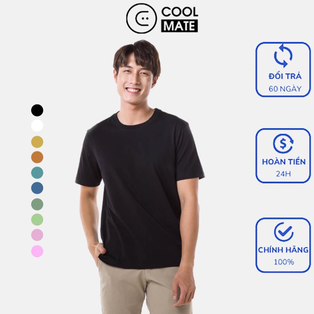 Áo thun nam Cotton Coolmate Basics 200gsm thương hiệu Coolmate CW chất lượng cao sale off