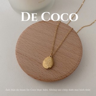 [KHÔNG ĐEN GỈ] Vòng cổ bạc 925 Fiona DECOCO ACC DECOCO ACC.accessories DECOCO ACC ACCESSORIES