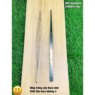 Nhíp cắm cây thủy sinh chất liệu inox không rỉ cỡ 20-28 cm