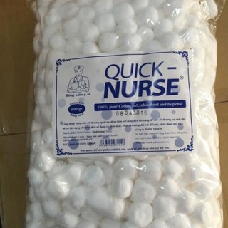 Bông gòn viên Quick Nurse gói 500gram