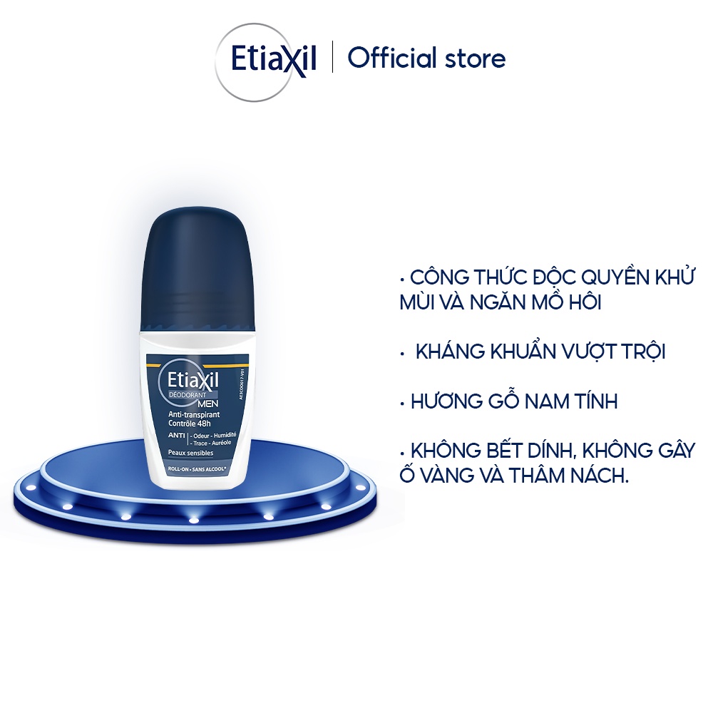 Lăn khử mùi Etiaxil men 50ml