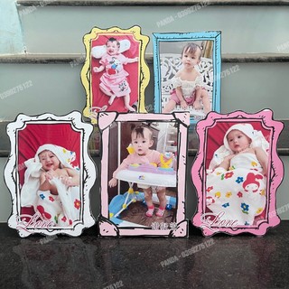 Khung ảnh để bàn thiết kế riêng theo tên bé, chủ đề kèm in ảnh
