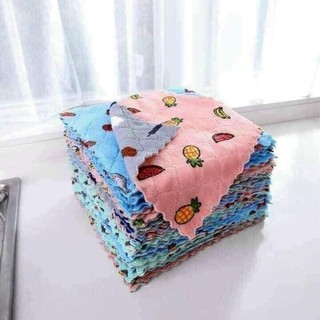 SET 10 KHĂN LAU BẾP ĐA NĂNG 2 MẶT LOẠI VUÔNG SIZE 25X25