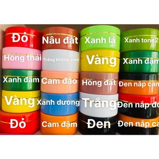 Hủ đựng kem 200g : lòng kem 200g + hủ 250g . đủ màu . hủ bóng đẹp