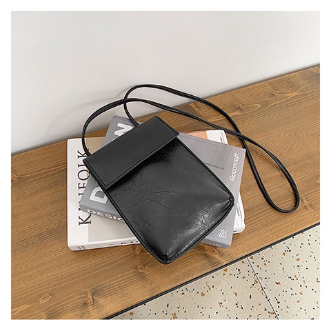 AlphaZ Túi Đeo Chéo Mini Đựng Điện Thoại Thiết Kế Đơn Giản Phong Cách Vintage