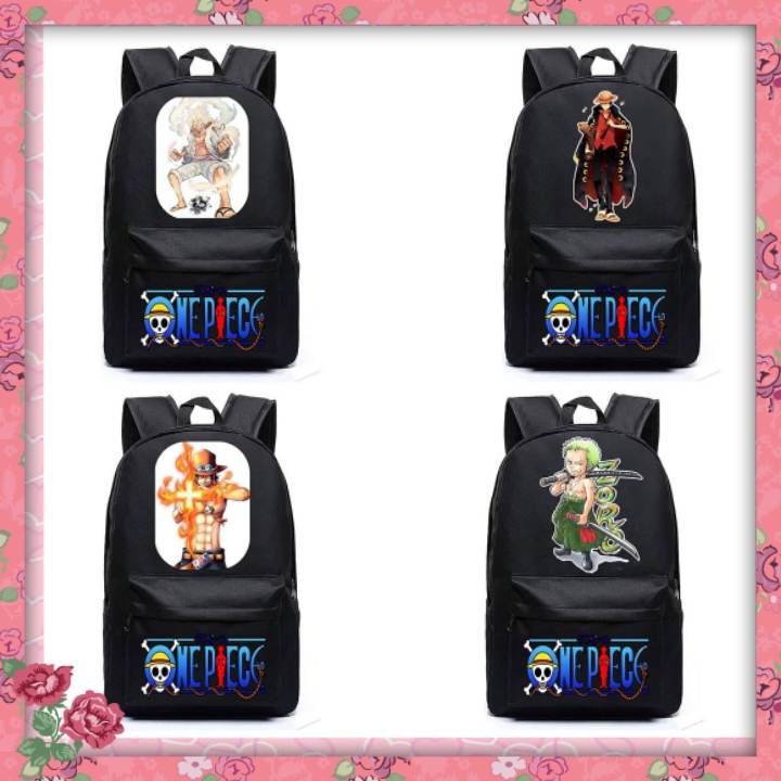 Balo Luffy One piece cho học sinh tiểu học , Cặp onepiece có nhiều mẫu - balo one piece , zoro , ace