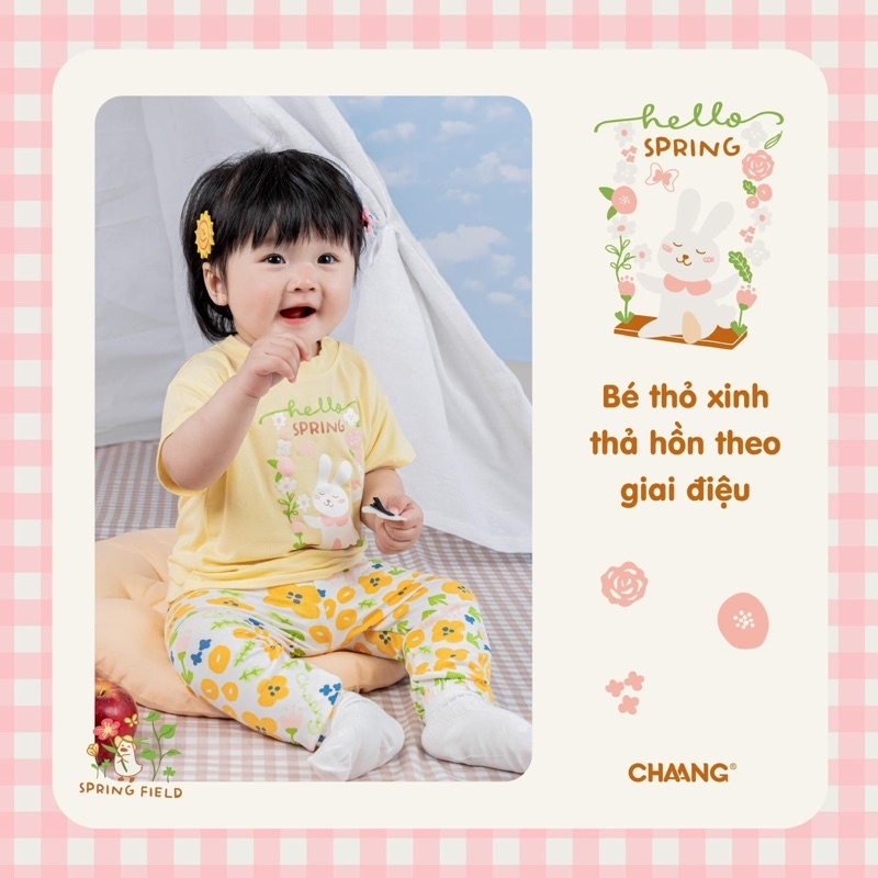 Chaang bộ cộc quần dài cho bé SS23D01