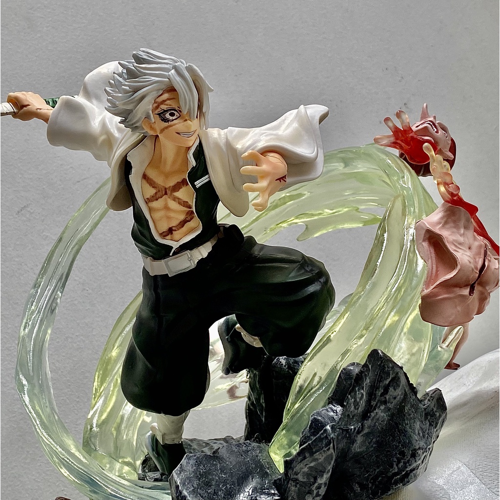 Mô hình Phong trụ Sanemi cao 25CM - Phong trụ có LED cực đẹp - Kimetsu no yaiba mô hình - Kiếm sĩ diệt quỷ Phong trụ