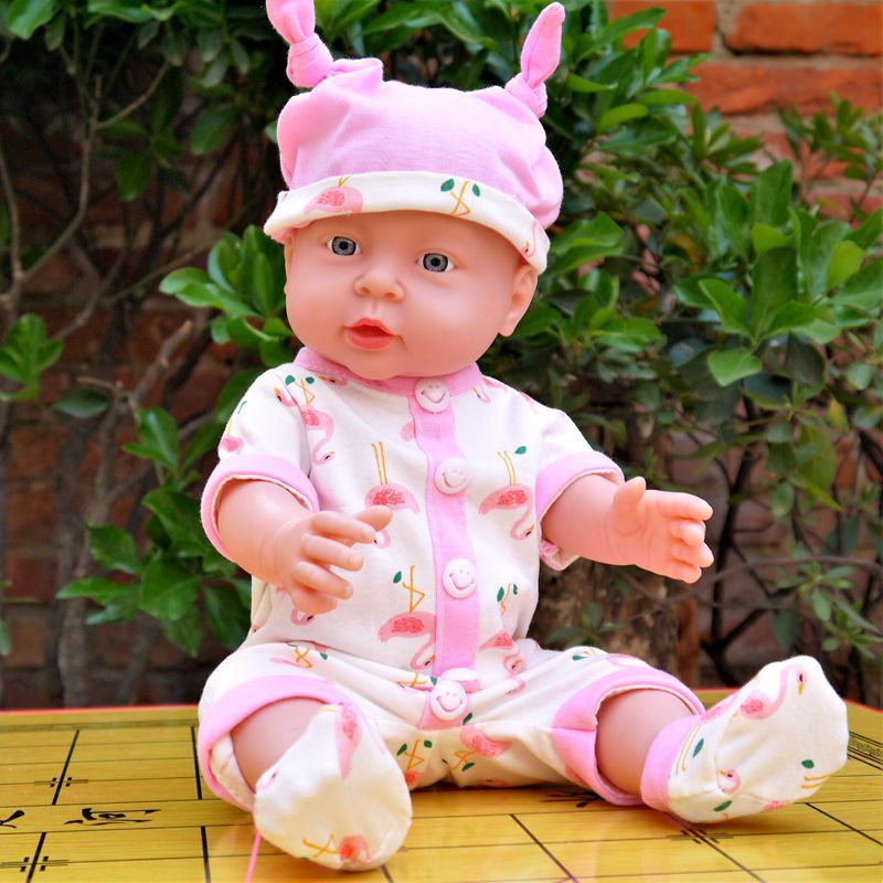 Bộ Quần Áo , Váy Búp Bê Em Bé Silicon - Cao 41cm