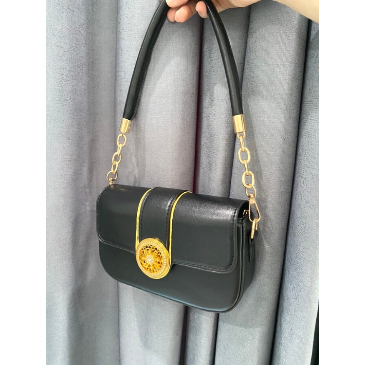 Túi Xách Nữ Đeo Chéo 2 Dây,  Túi Xách Đeo Chéo Khóa Tròn - T114