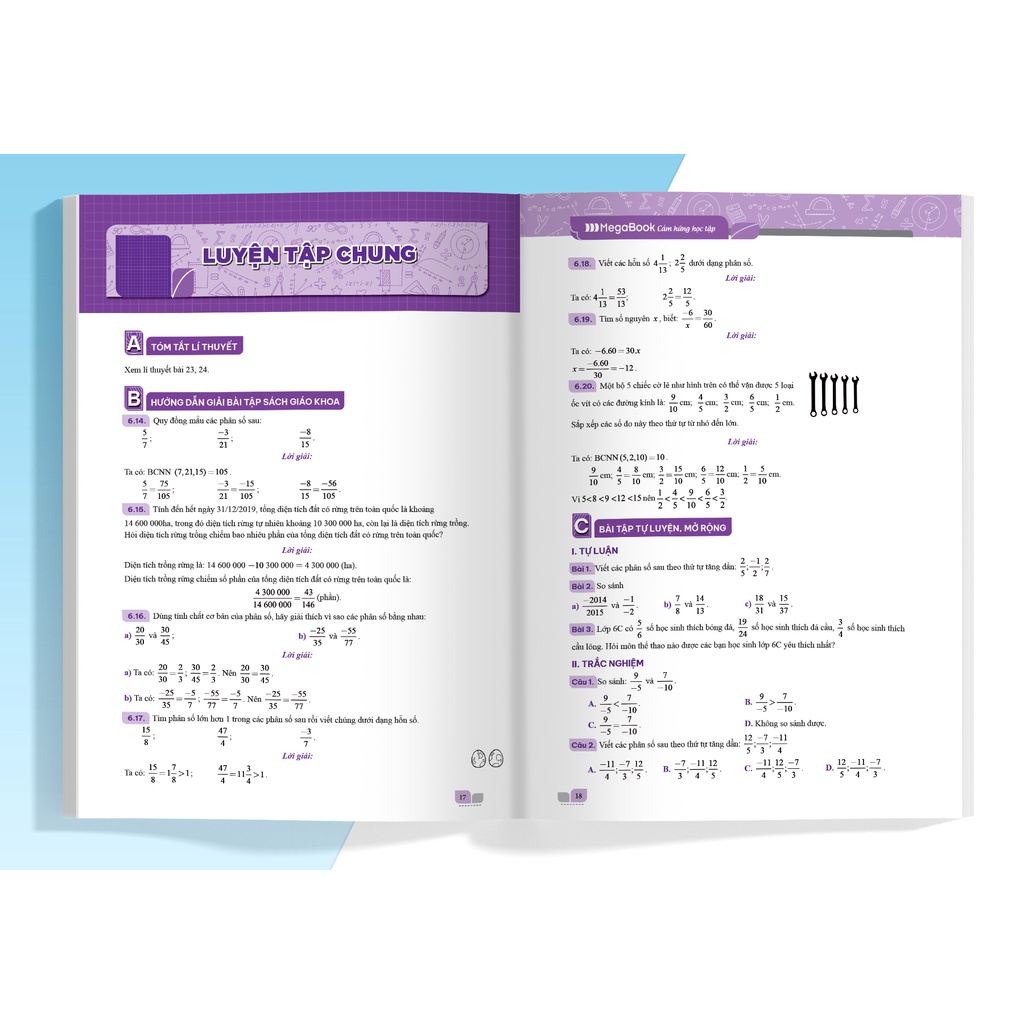 Sách - Giải bài tập và học tốt Toán 6 tập 2 - Theo Sách giáo khoa Kết nối tri thức với cuộc sống - MGB