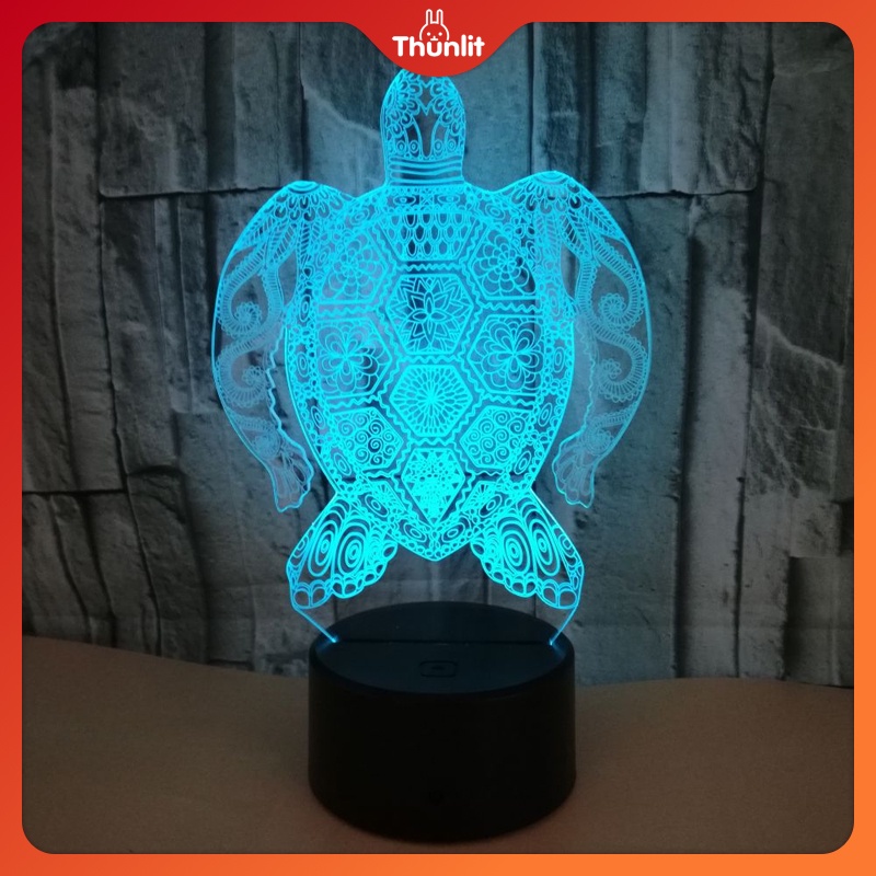 Đèn ngủ hình rùa Thunlit với 7 màu sắc chọn lựa