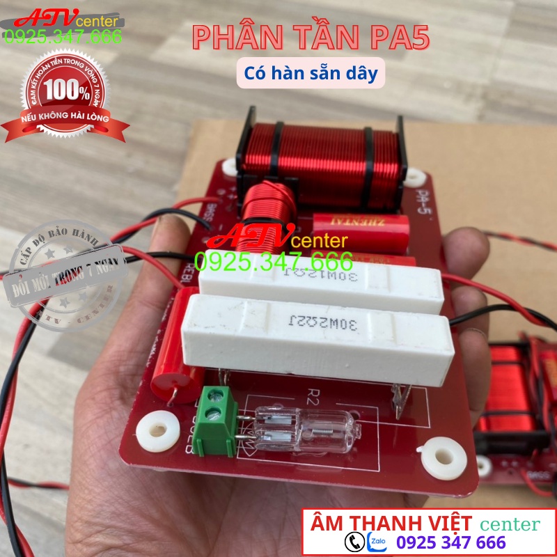Mạch Phân Tần PA5 - Dùng Cho Loa Full - Giá 1 Đôi - Hàn Sẵn Dây