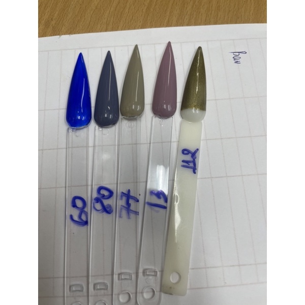 Sơn gel dimita lẻ mầu giá 35k/1chai mua 10 tặng 1