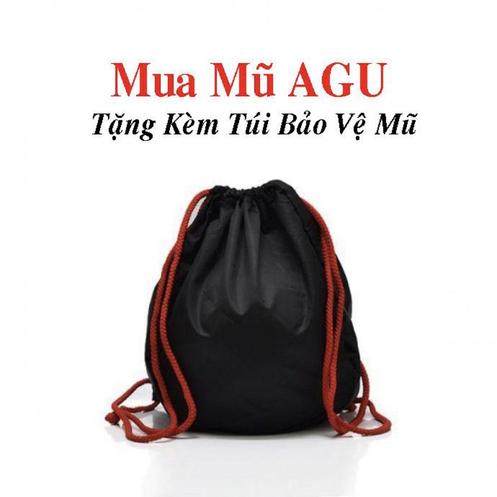 Mũ bảo hiểm AGU chính hãng nhiều màu tem