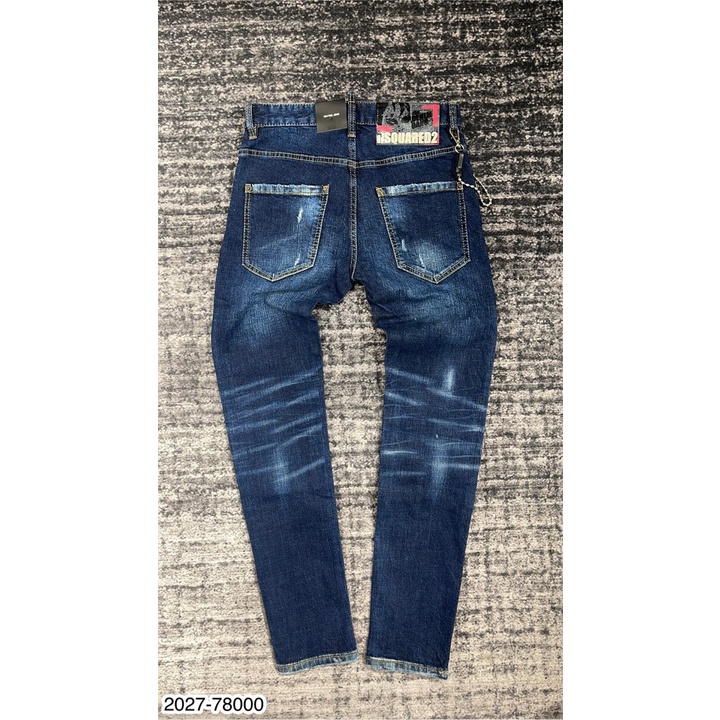 Quần Jeans Amiri Nam Vá Da Cao Cấp - Quần Jean Nam Like A.u.t.h Vá Da Thật Siêu Xịn
