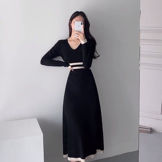 Đầm nữ dáng dài dễ thương [hàng sẵn]