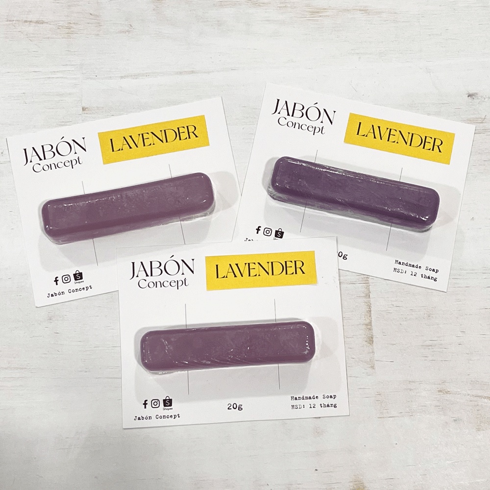 Xà Bông Handmade 20gram Xà Phòng Hữu Cơ Từ Thiên Nhiên Jabón Concept