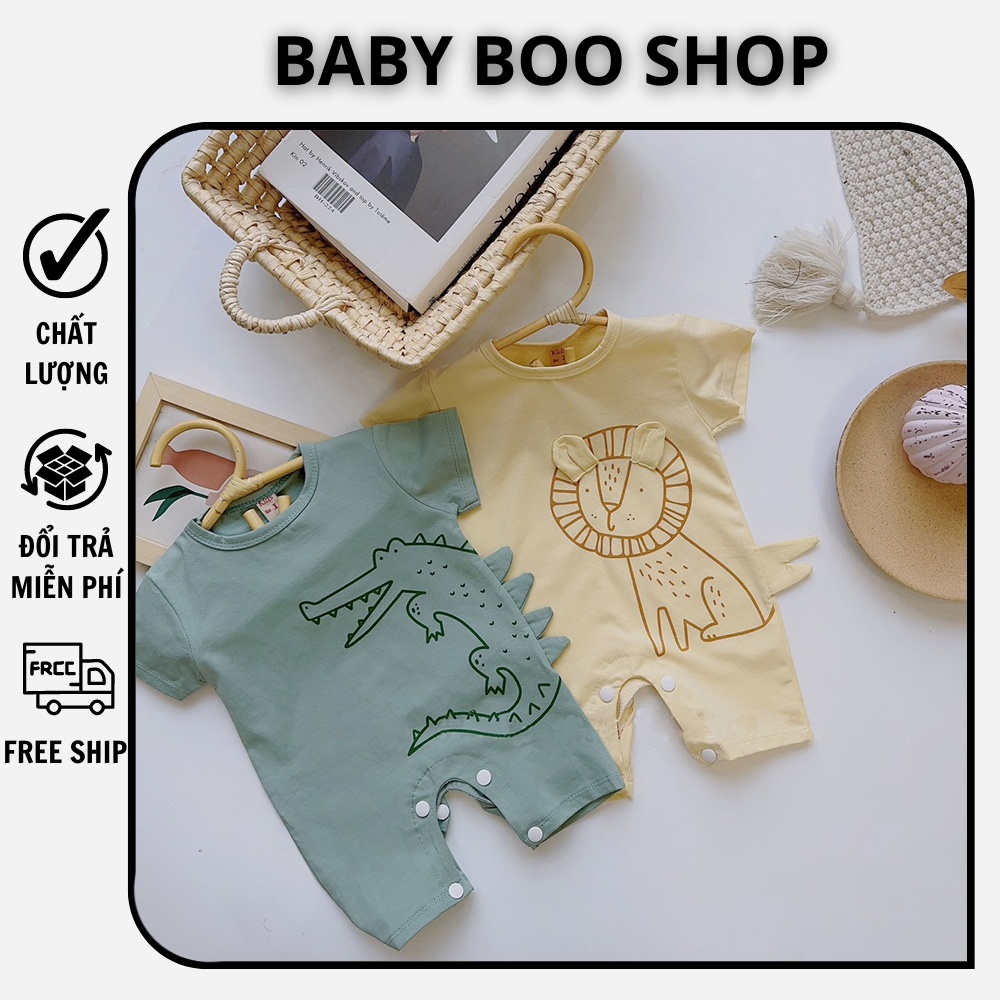 Body liền thân sơ sinh, bộ đồ liền thân cho bé sơ sinh hoạt tiết cute dễ thương BABY BOO SHOP