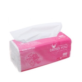 Giấy ăn 2 lớp cao cấp Bless You 250 tờ