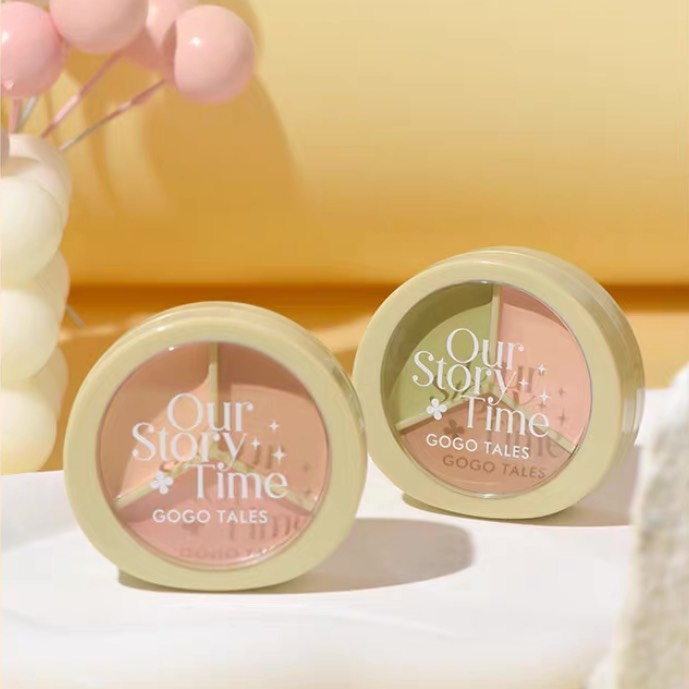 Che khuyết điểm 3 màu GOGO TALES Light Coke Silk Moisten Concealer GT470 GOGO139