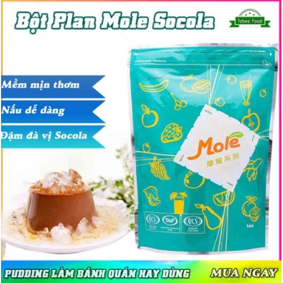 Bột pudding  Mau Lin More vị socola gói chia 50g