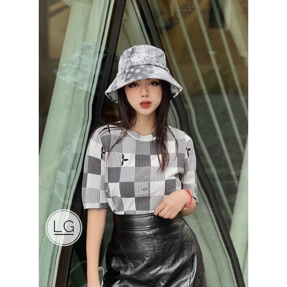 Mũ vành bucket LV, full tag mác, hàng quảng châu cao cấp ms14255