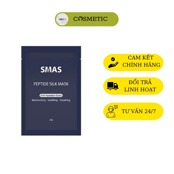 Mặt nạ Smas Peptide Silk cấp ẩm phục hồi da