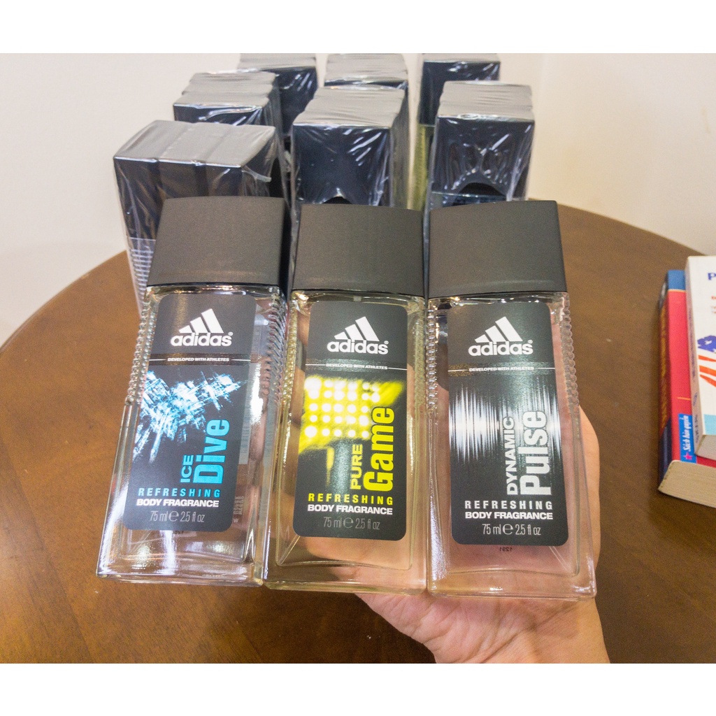 Nước hoa Adidas body fragrance Nam tính tạo cảm giác mạnh mẽ 75ml - Hàng UK