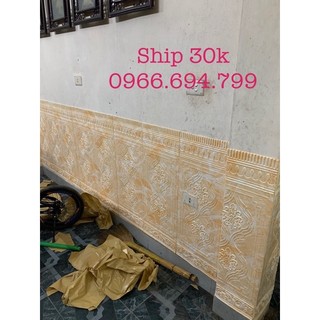 Xốp Chân Tường Phủ Bóng Cao Cấp - khổ lớn 70x90cm dày 8mm sẵn keo LOẠI I
