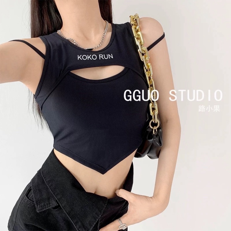 Áo Bra Nữ Vạt Chéo dáng yếm Dáng Lửng Có Đệm Ngực Trend Mới nội y xanh - chất mát