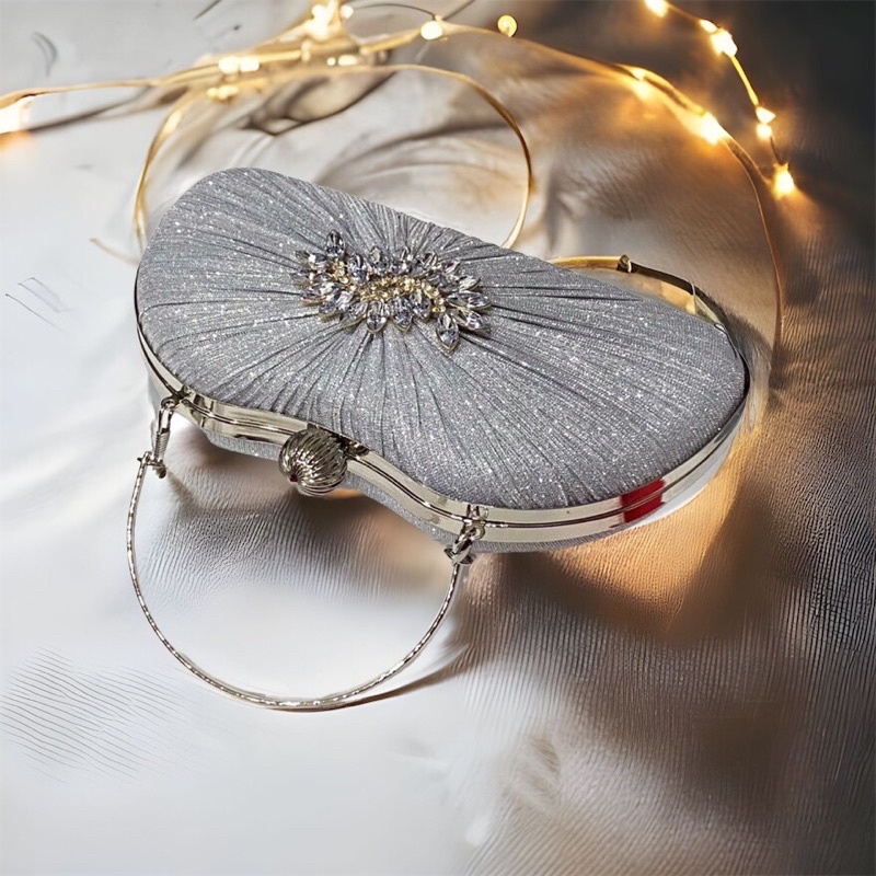 Bóp Đầm Đeo Vai Kết Hạt Thủ Công Hàng Cao Cấp Có Quai{ Nhận giao hoả tốc trong ngày khu vực tphcm}