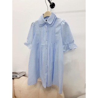 Đầm babydoll chất MỎNG cổ sen