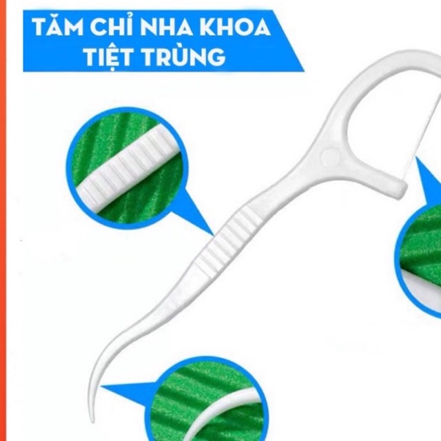 [Giá Sỉ] Tăm chỉ nha khoa an toàn dễ sử dụng, vệ sinh chăm sóc răng miệng | BigBuy360 - bigbuy360.vn