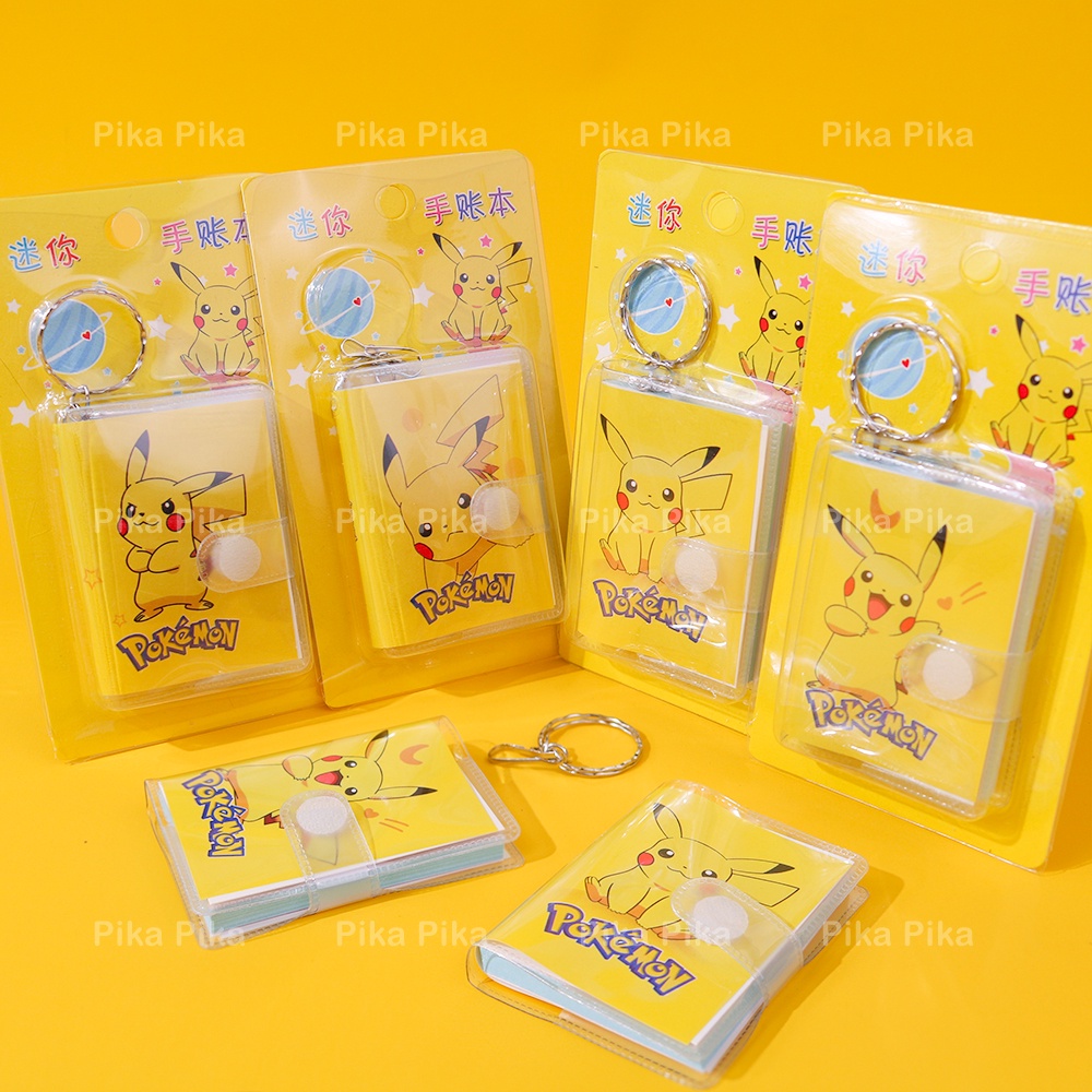 Sổ tay Pikachu mini kèm móc khóa dễ thương cute PK0080 TooYoo