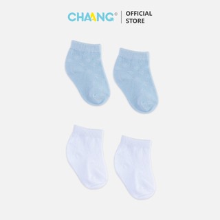 Set 2 đôi tất lưới trắng và xanh Chaang