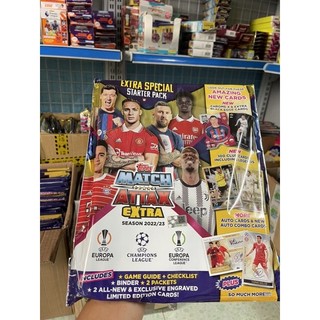 Túi Album Đựng Thẻ Starter Pack Match Attax Champions League Extra Mùa 2022/23