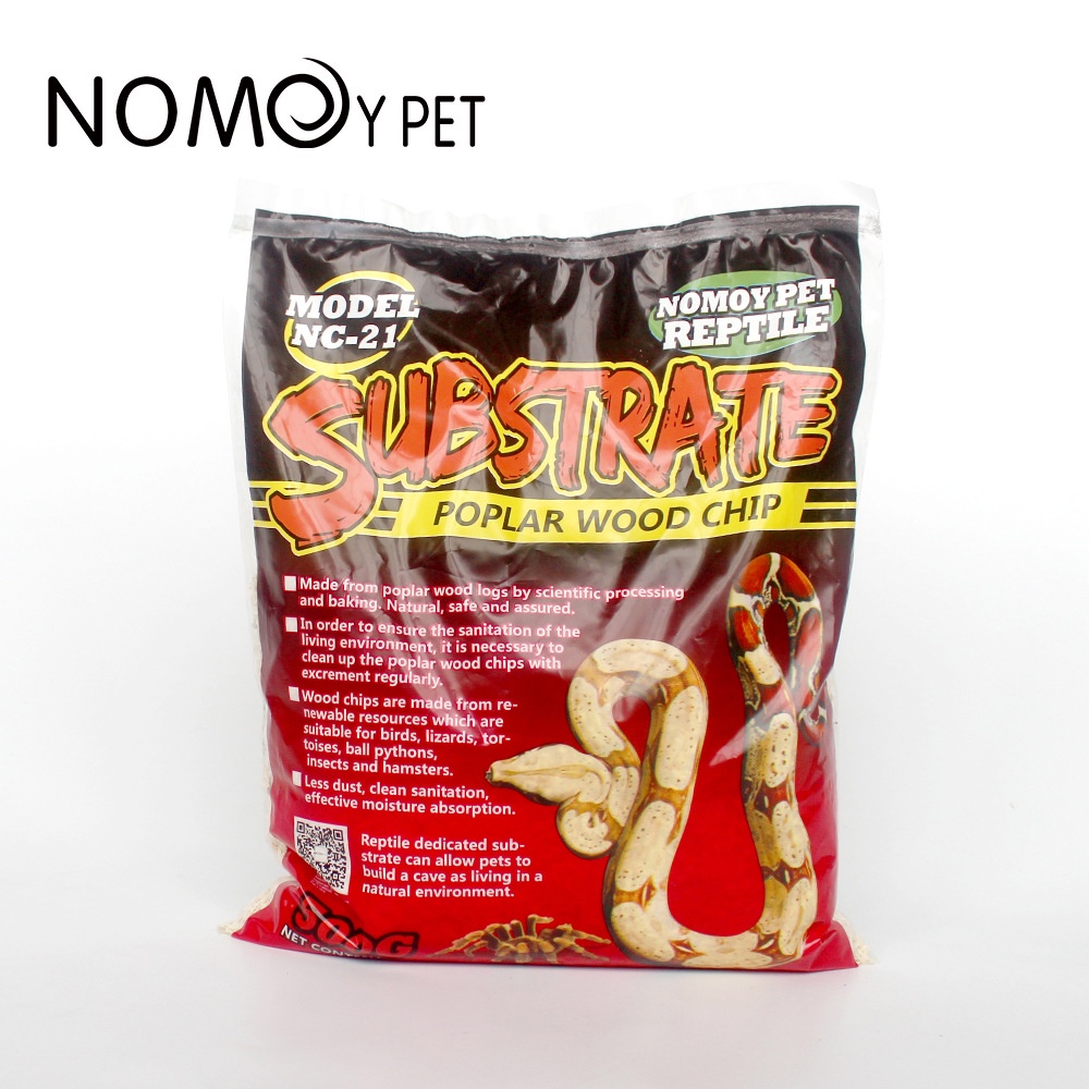 Lót Nền Trăn Rắn 500gr – Poplar Wood Chip – Nomoy
