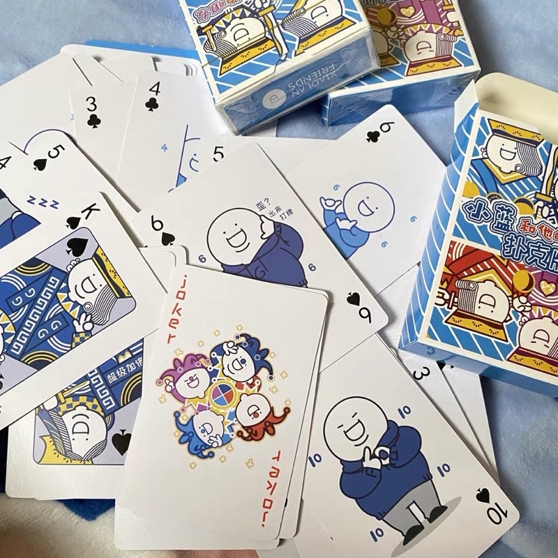 Bộ bài Poker 52 lá cute té xỉu