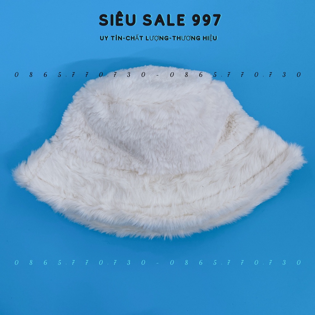 MŨ TAI BÈO QUẢNG CHÂU TRƠN CHẤT LÔNG THỎ MỊN MỀM MẠI THỜI TRANG NỮ CÓ DÂY ĐIỀU CHỈNH