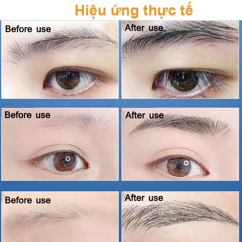 Tinh chất tăng trưởng lông mày, làm dày lông mi, lông mày và chân tóc, tăng trưởng tự nhiên và nhanh chóng